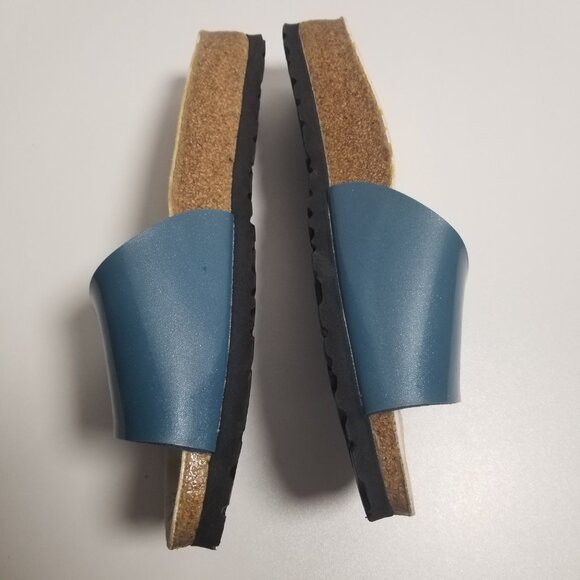 NWOB Birkenstock Birkis Catalina Women's Teal Sandals EU 38 US 8 - Picture 2 of 7